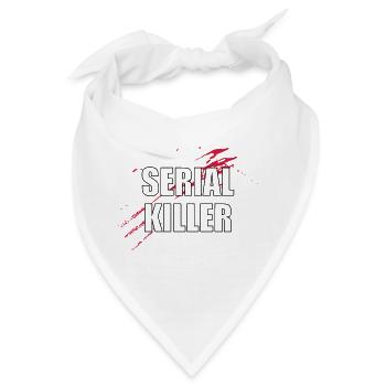 Serial Killer - Bandana - Weiß - Vorne