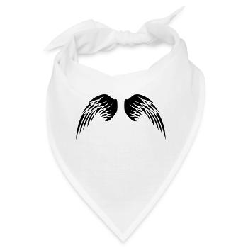 Angel Wings - Bandana - Weiß - Vorne