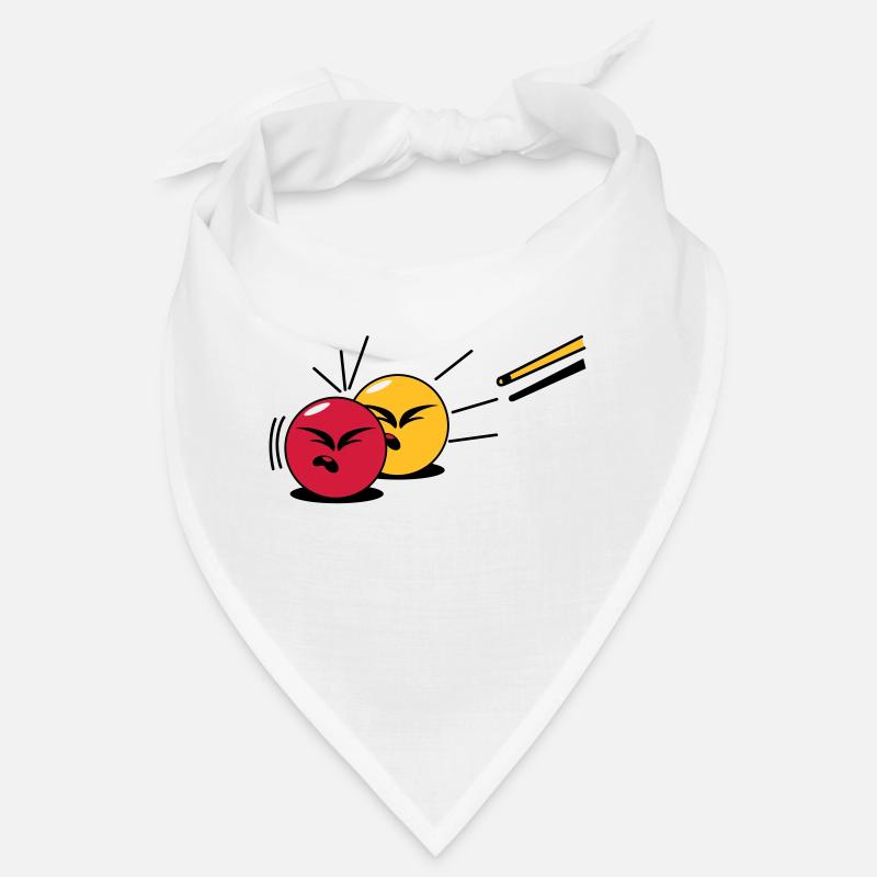billard - Bandana - blanc