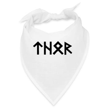 Thor Runen - Bandana - Weiß - Vorne