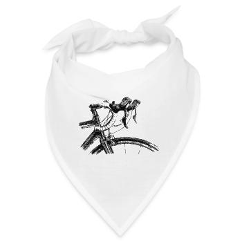 Rennrad - Bandana - Weiß - Vorne