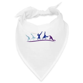Animation capoeira Gruppe - Bandana - Weiß - Vorne