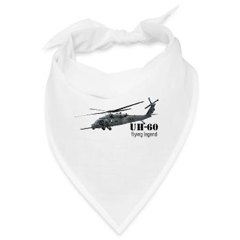 Helikopter - Bandana - Weiß - Vorne