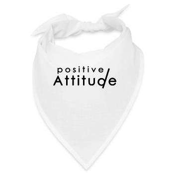 Positive ATTITUDE 1 - Bandana - Weiß - Vorne