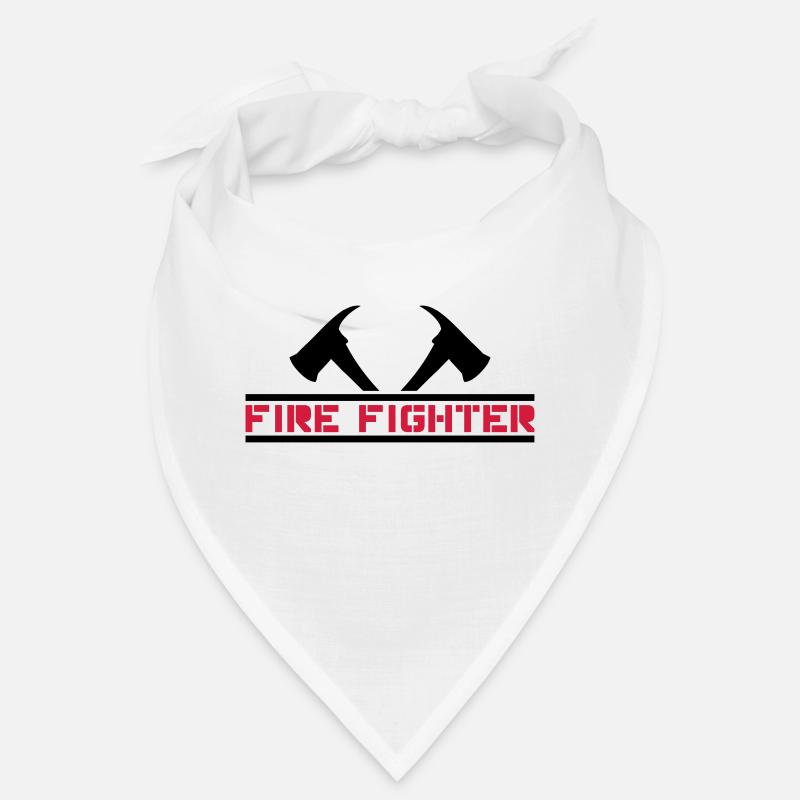 2 fire axes firefighter Bandana