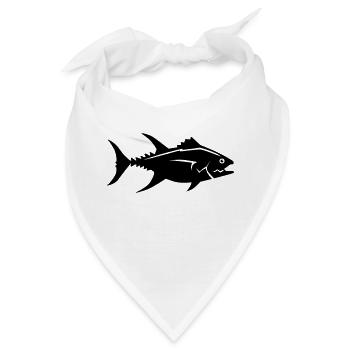 Thunfisch - Bandana - Weiß - Vorne