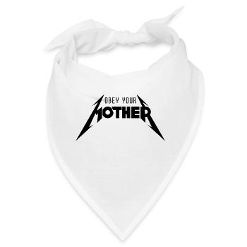 Obey Your Mother_V2 - Bandana - Weiß - Vorne