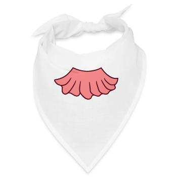tutu tuetue ballett tanzen hobby kleid rock anzieh - Bandana - Weiß - Vorne
