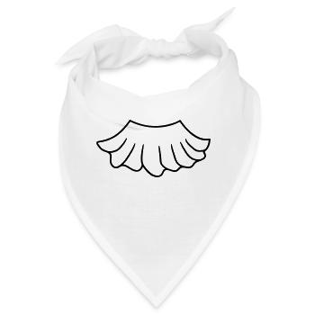 clipart tutu tuetue ballett tanzen hobby kleid roc - Bandana - Weiß - Vorne