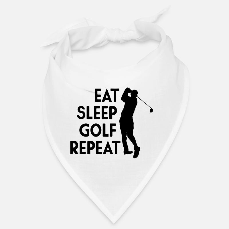 Eat Sleep Golf Repeat Bandana