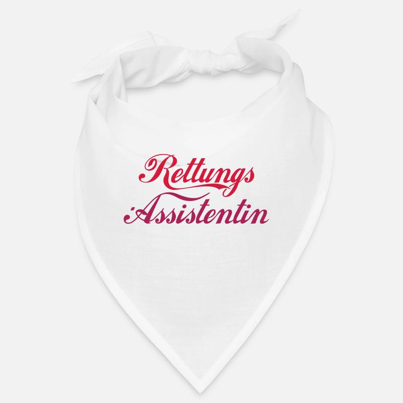 Rettungs-Assistentin mittig Bandana
