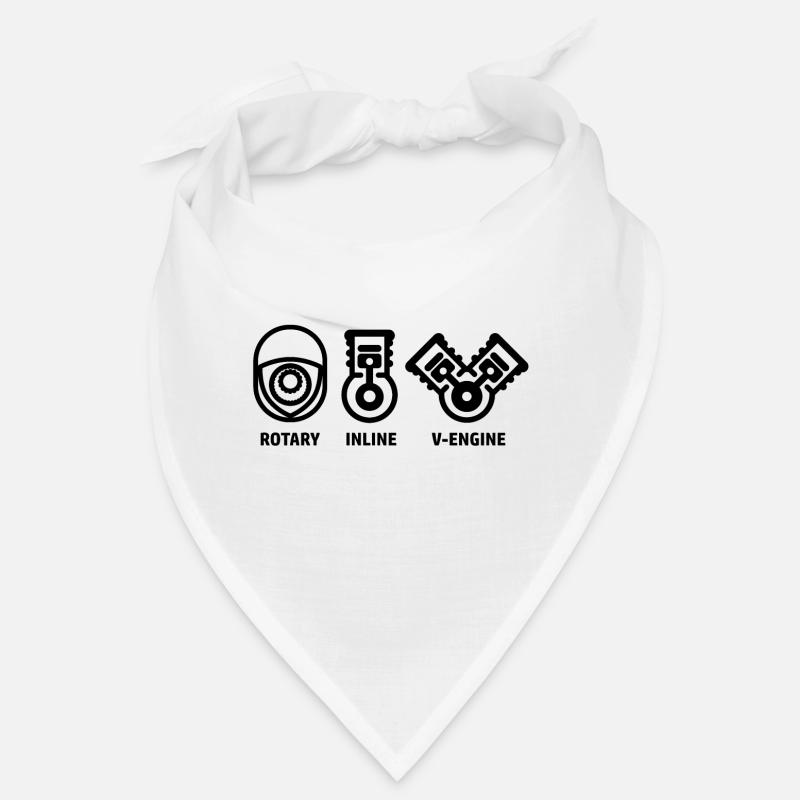 Motor - Bandana - Weiß