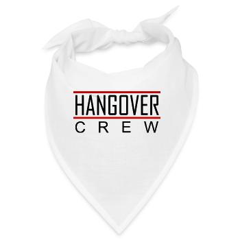 hangover crew - JGA Shirt - Bandana - Weiß - Vorne
