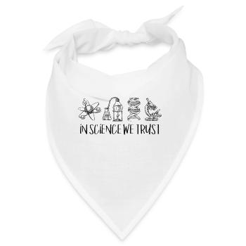 Science Wissenschaft Nerd Chemie Physik Geschenk - Bandana - Weiß - Vorne