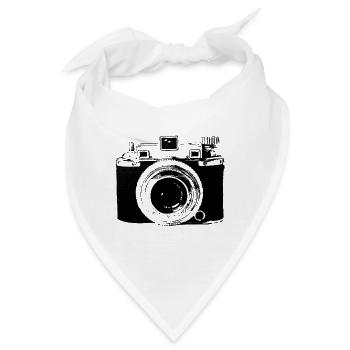 kamera fotografie fotograf - Bandana - Weiß - Vorne