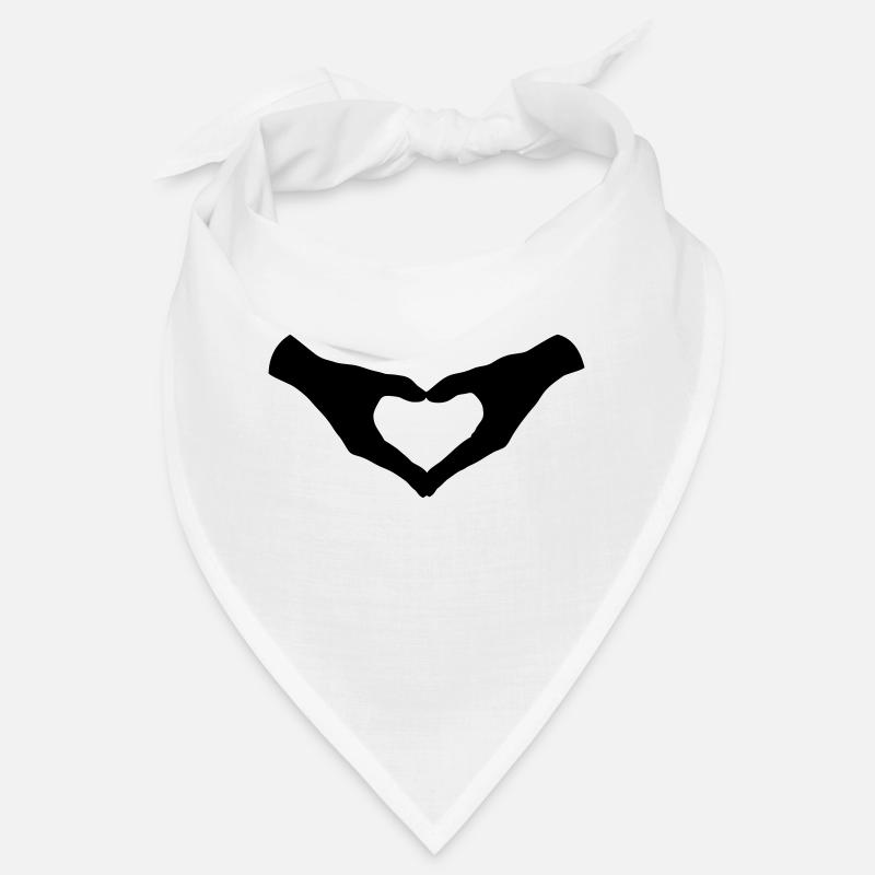 Herz Hände / Hand Heart 2 Bandana