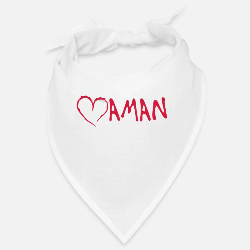 maman coeur forme Bandana