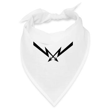 clipart 2 blitze muster elektrisch strom energie s - Bandana - Weiß - Vorne