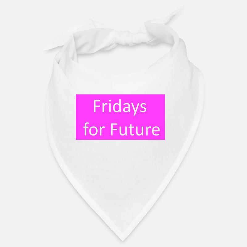 Fridays for Future Slogan pink Bandana