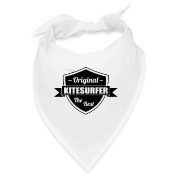 Kitesurfen / Kitesurfer / Kiteboarden / Kitesurf - Bandana - Weiß - Vorne