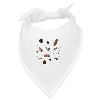 Zapfen, Botanik - Bandana - Weiß - Vorne