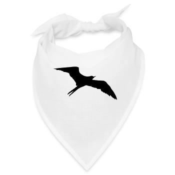 Vogel, Schwalbe - Bandana - Weiß - Vorne