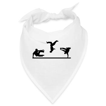 Freerunning, Free Running, Artistics - Bandana - Weiß - Vorne