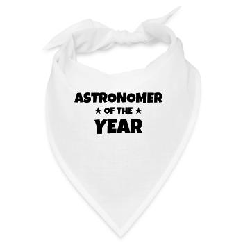 Astronomie / Astronom / Astronomy / Astronomer - Bandana - Weiß - Vorne