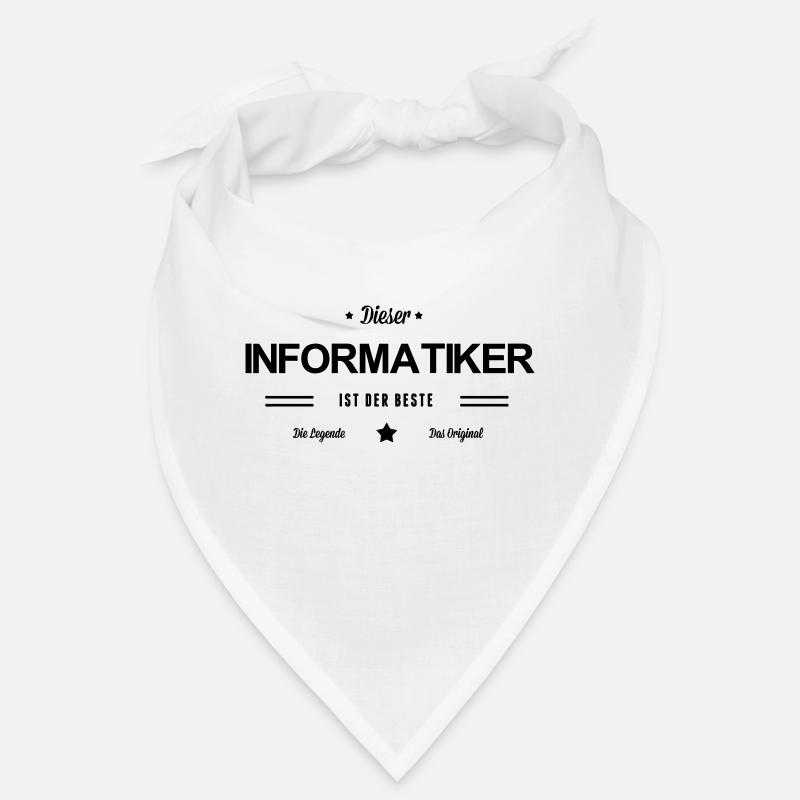 Bester Informatiker - Bandana - Weiß