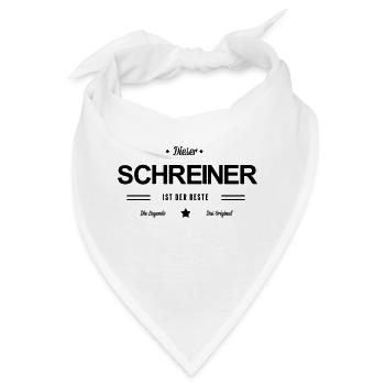 Bester Schreiner - Bandana - Weiß - Vorne