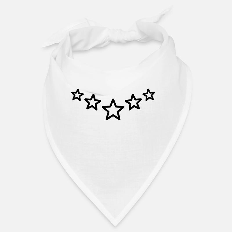 Star Decoration Series Line Sharp Star Outer Line Bandana