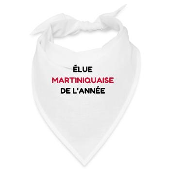 martinique / 972 / Frankreich / Karibik - Bandana - Weiß - Vorne