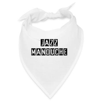 Jazz Manouche - Zigeuner Jazz - Bandana - Weiß - Vorne