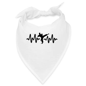 kampfsport - Bandana - Weiß - Vorne