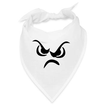 Der böse Blick - Bandana - Weiß - Vorne