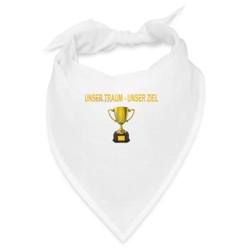 Pokal Design - Bandana - Weiß - Vorne