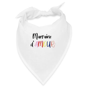 Liebe Patin - Bandana - Weiß - Vorne