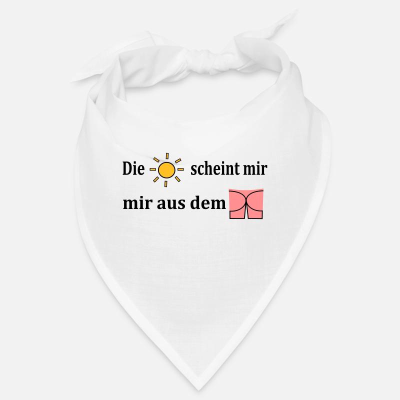 Die Sonne scheint mir aus dem Popo Bandana