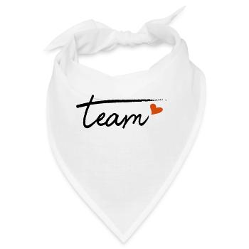 Team - Bandana - Weiß - Vorne