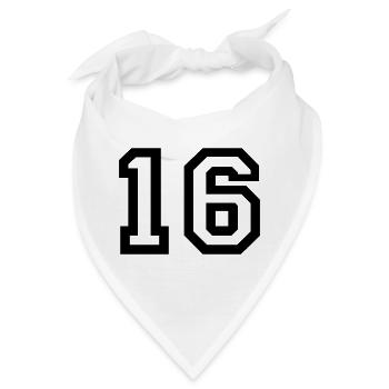 16 - Bandana - Weiß - Vorne