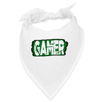 gamepad videogame video videogamer video game - Bandana - Weiß - Vorne