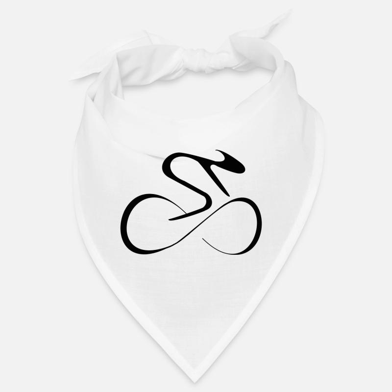 Vélo de course vélo - Bandana - blanc