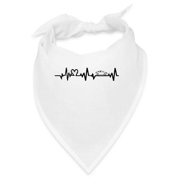 Car Auto - Bandana - Weiß - Vorne