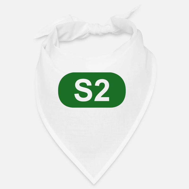 S-Bahn Berlin S2 - Bandana - Weiß