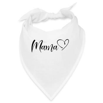 Mama - Bandana - Weiß - Vorne