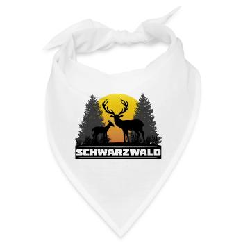 schwarzwald - Bandana - Weiß - Vorne