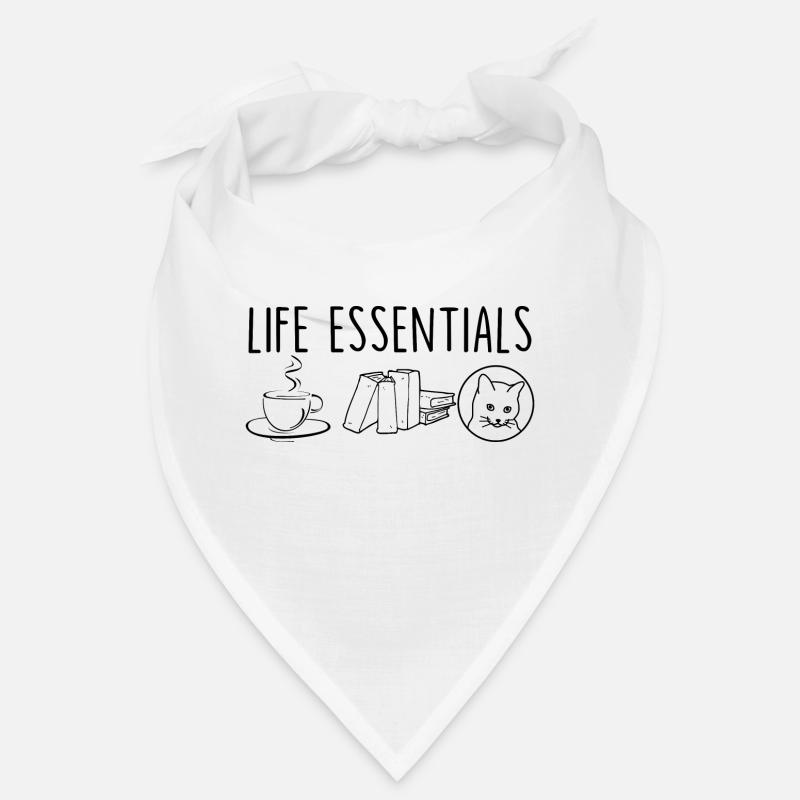Life Essentials KaffeeBücher Katze Bandana