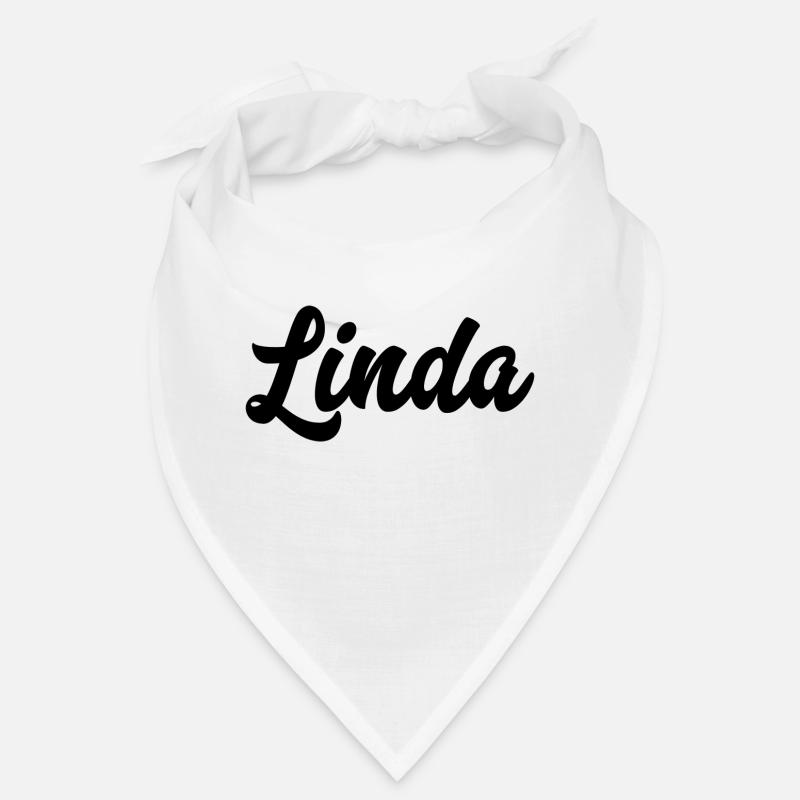 Linda Custom Text Nom d’anniversaire Bandana