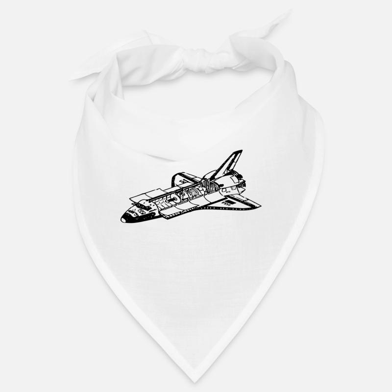 Space Shuttle - Bandana - white