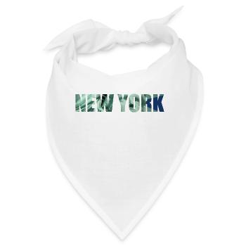 NEW YORK - Bandana - Weiß - Vorne